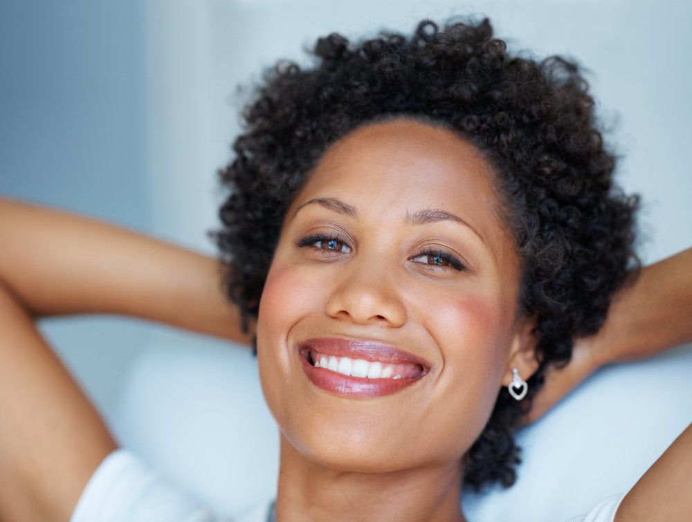 African American Woman Resting